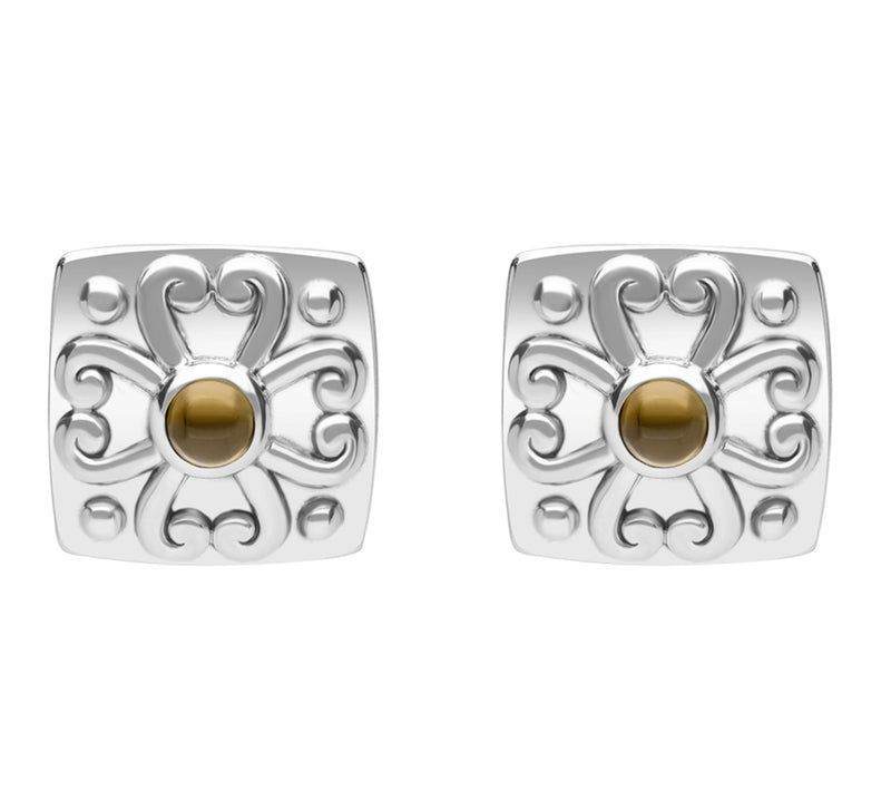 Elyse Ryan Sterling Silver Gemstone Earrings — Main view