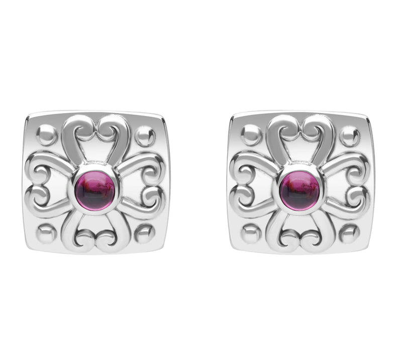 Elyse Ryan Sterling Silver Gemstone Earrings — View 3