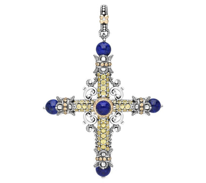 Barbara Bixby Two-Tone Lapis & Yellow SapphireEnhancer
