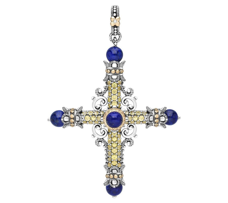 Barbara Bixby Two-Tone Lapis & Yellow SapphireEnhancer — Main view