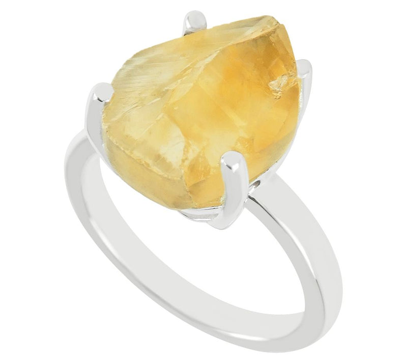 Affinity Gems Sterling Silver Citrine Ring — View 4