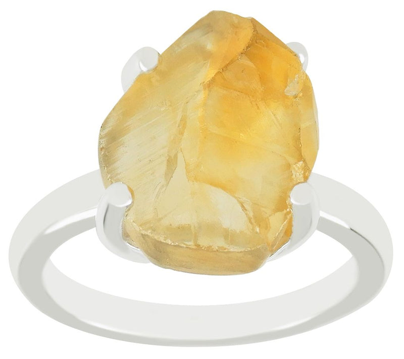 Affinity Gems Sterling Silver Citrine Ring — Main view