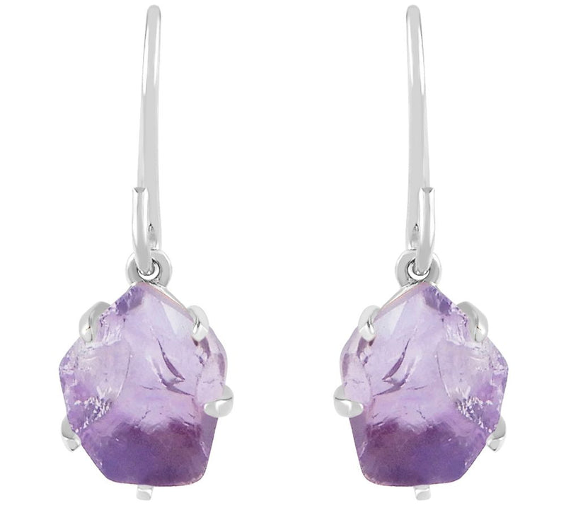 Affinity Gems Sterling Silver Gemstone Dangle Earrings — View 3
