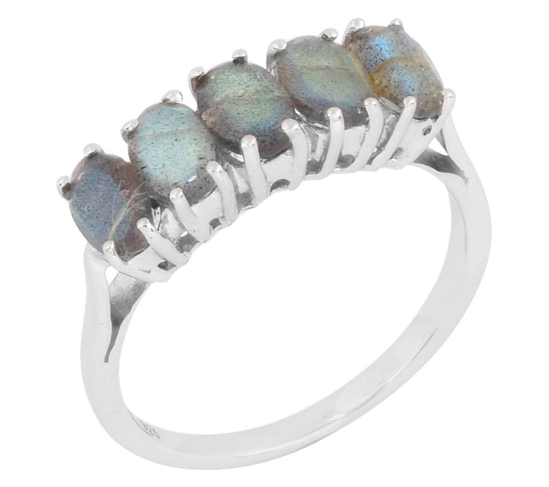 Affinity Gems Labradorite Gemstone Ring, Sterling — Main view