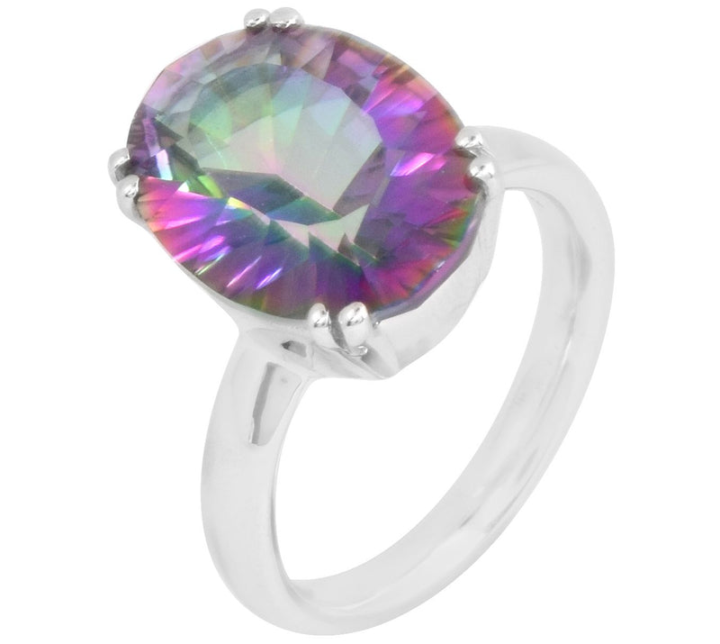 Affinity Gems Green Quartz Ring, Sterling — Main view