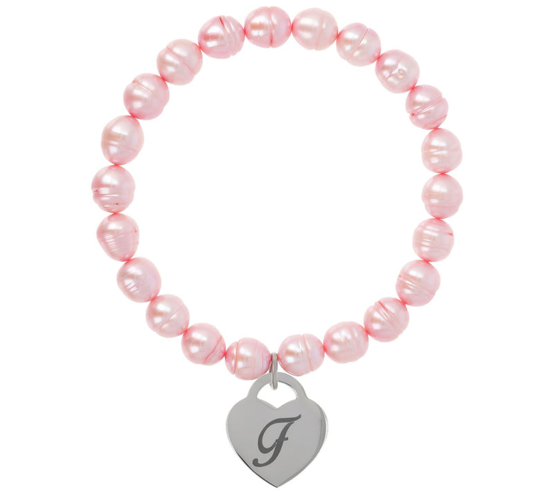 Honora Cultured Pearl Blush Initial Bracelet — View 13
