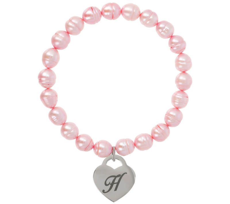 Honora Cultured Pearl Blush Initial Bracelet — View 17