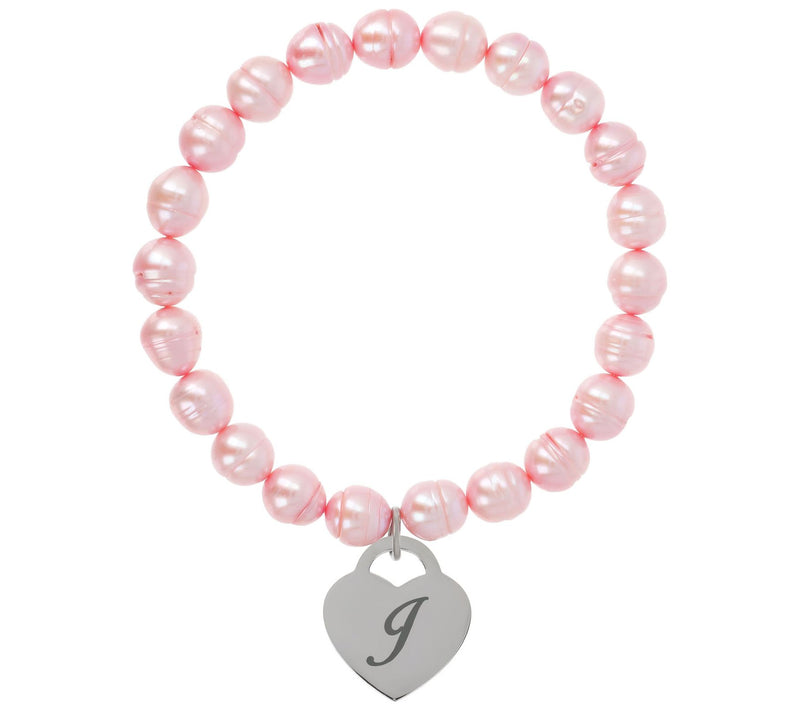 Honora Cultured Pearl Blush Initial Bracelet — View 21