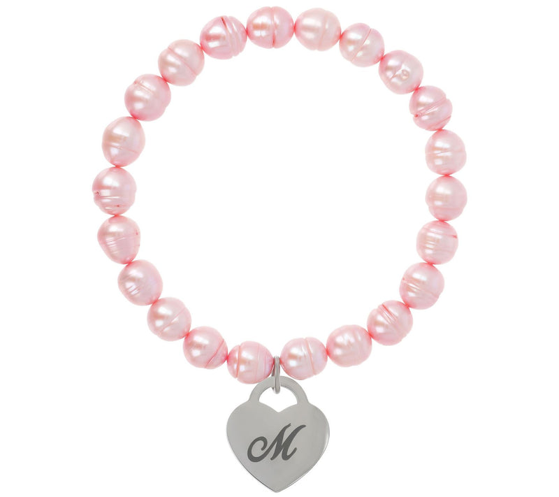 Honora Cultured Pearl Blush Initial Bracelet — View 27
