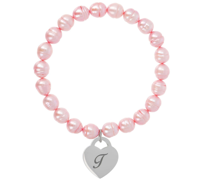 Honora Cultured Pearl Blush Initial Bracelet — View 41