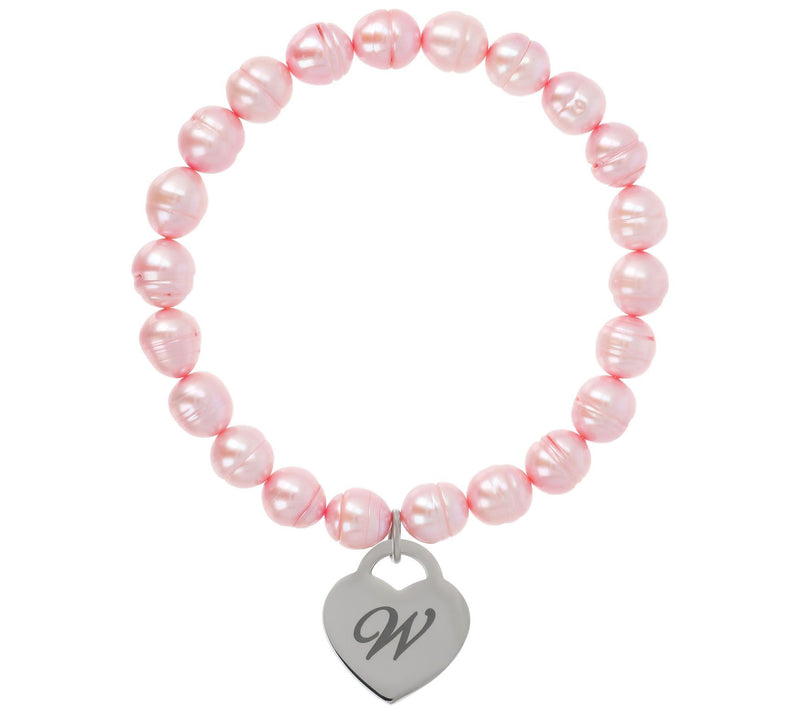 Honora Cultured Pearl Blush Initial Bracelet — View 47
