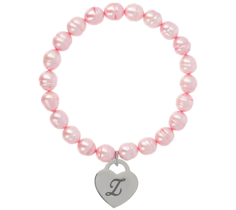 Honora Cultured Pearl Blush Initial Bracelet — View 53