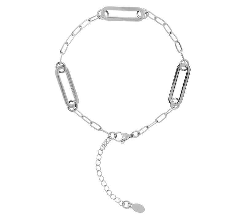 Steel by Design Adjustable Paperclip Link Ankle t — Main view