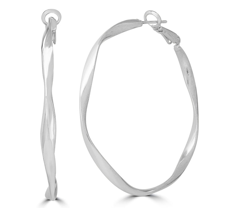 Steel by Design Twisted Hoops — View 3