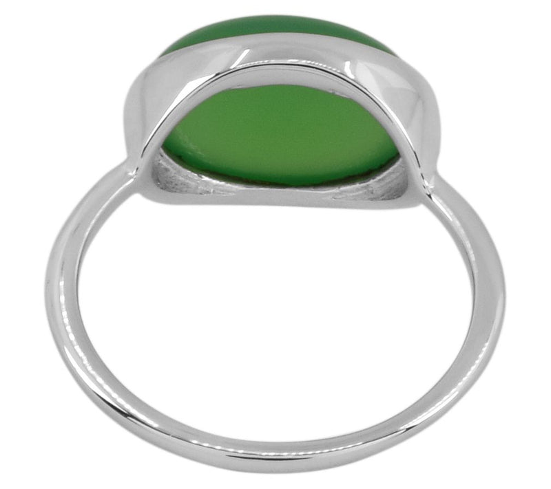 Affinity Gems 4 .65 cttw Chalce dony Bezel Set Ring, Sterling — View 7