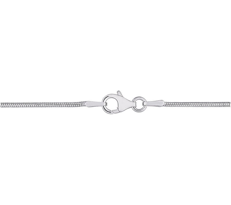 Sterling Silver 1.2 mm Snake Chain Bracelet — View 4