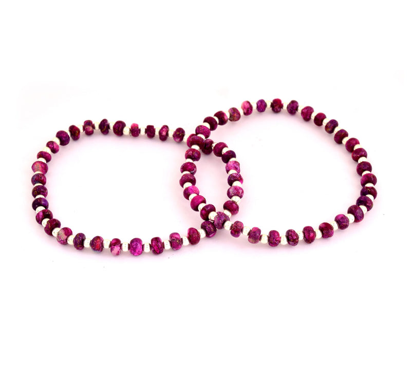 Affinity Gems Turquoise Set of 2 Endless Bracelets, Sterling — View 9