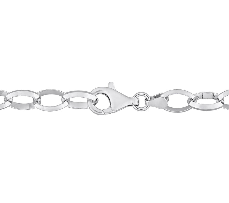 7.5" Rolo Chain Bracelet, Sterling Silver — View 4