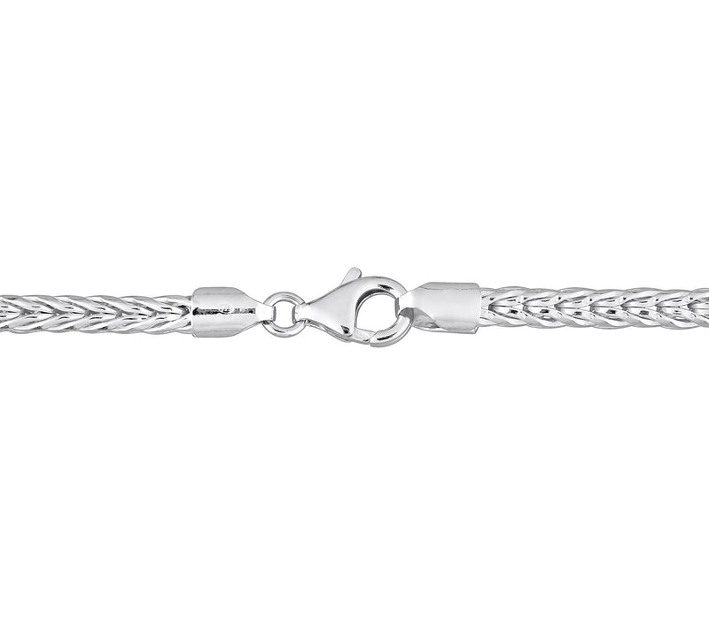 9" Foxtail Chain Anklet, Sterling — View 4