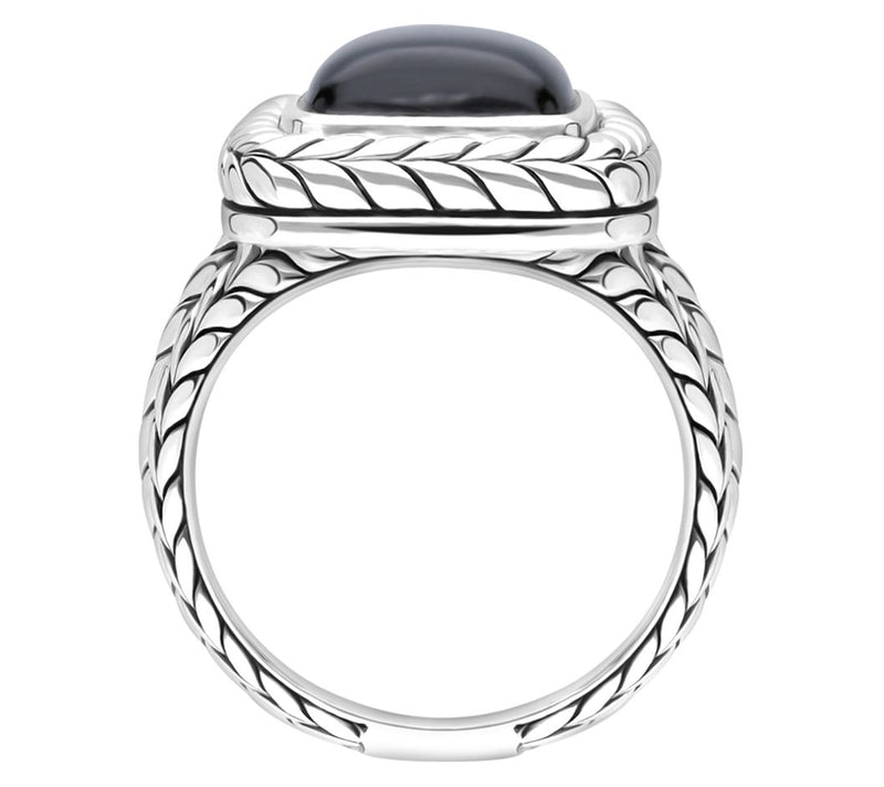 Tiffany Kay Studio Sterling Silver & Blac k Onyx Ring — View 2