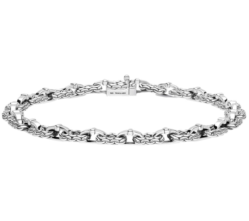 Tiffany Kay Sterling Silver Purl Knit Mini Link Bracelet — View 2