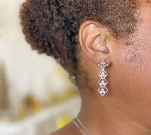 Valencia Key Dream Dangle Earrings, Sterling — View 6