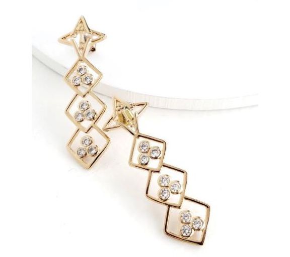 Valencia Key Dream Dangle Earrings, Sterling — View 3