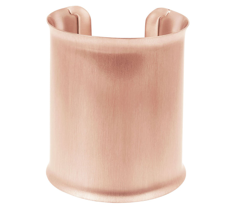 Bronzo Italia Extra Wide Satin Cuff Bracelet — View 3