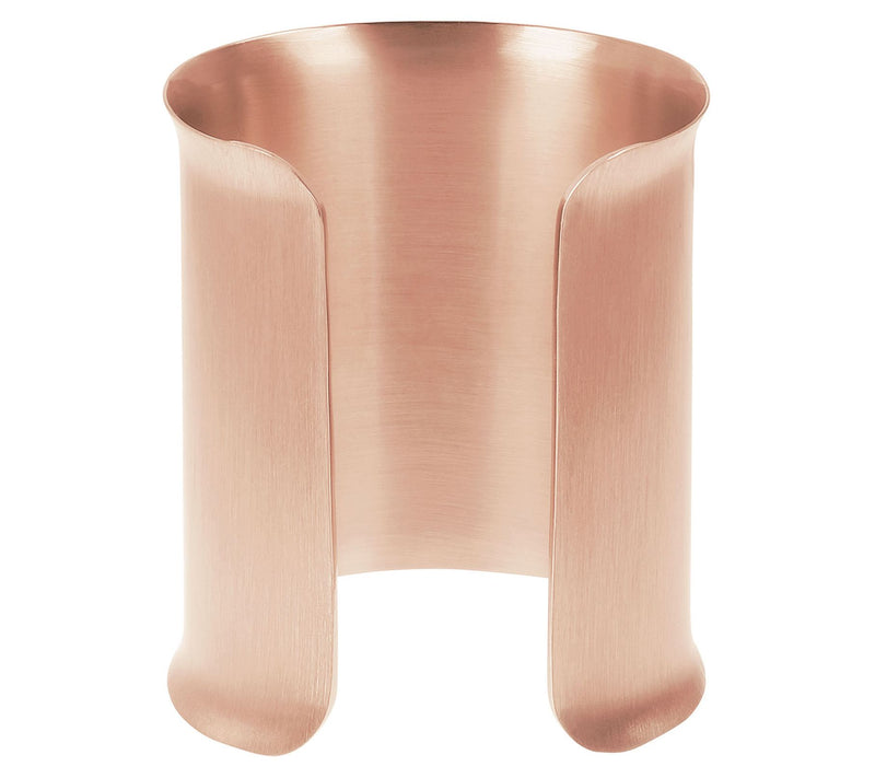 Bronzo Italia Extra Wide Satin Cuff Bracelet — View 4