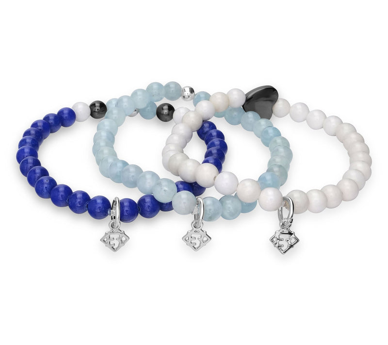 Elyse Ryan Winter Wristrocks S/3 Stretch Bracelets — View 4