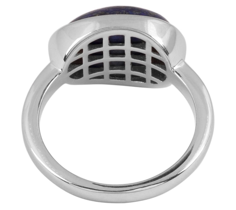 Affinity Gems Sterling Silver Lapis Lazuli Ring — View 6