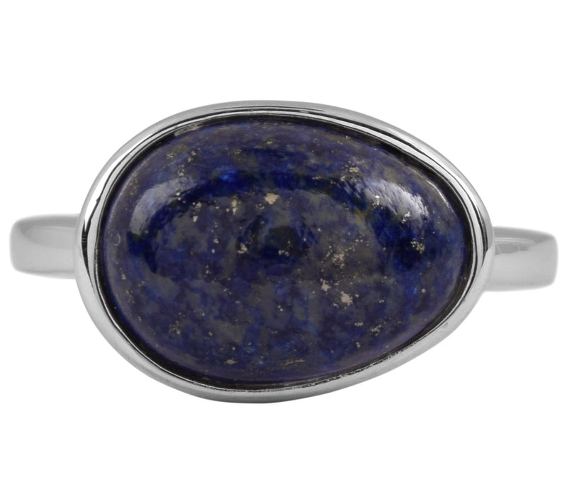Affinity Gems Sterling Silver Lapis Lazuli Ring — View 5