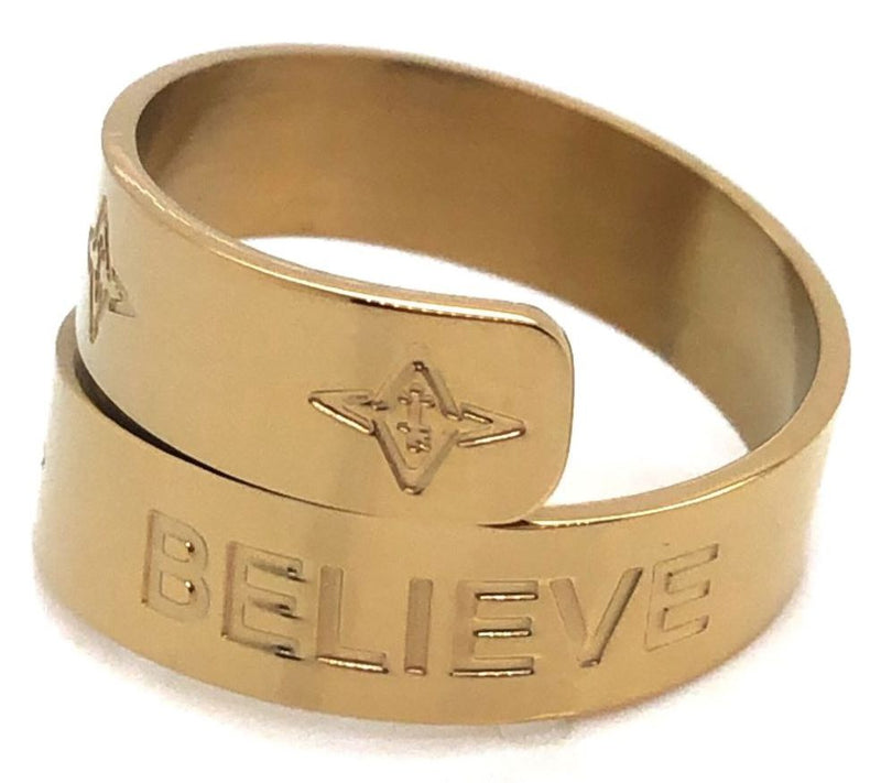 Valencia Key Believe Wrap Ring — Main view