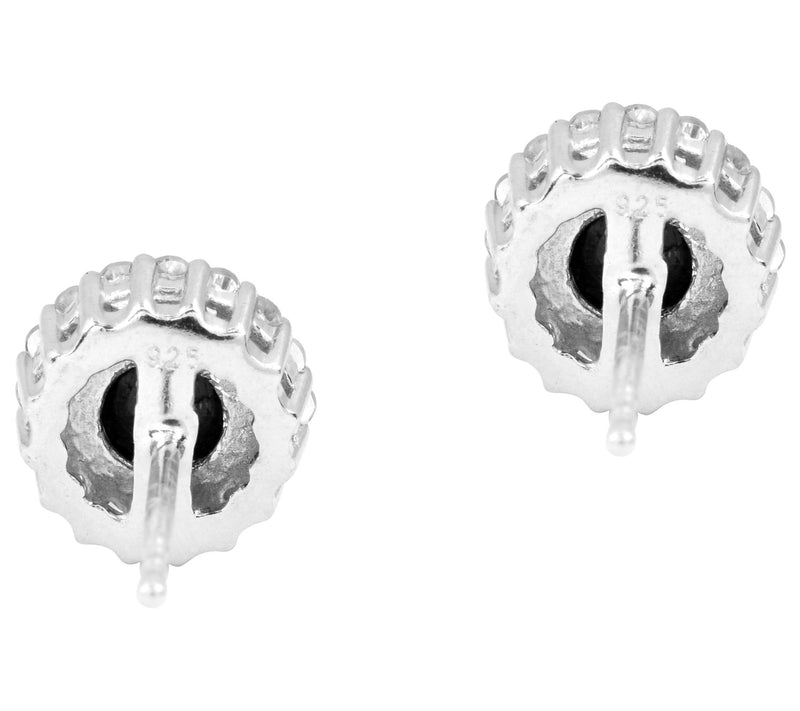 Affinity Gems Korundum Sapphire and White TopazEarrings — View 6