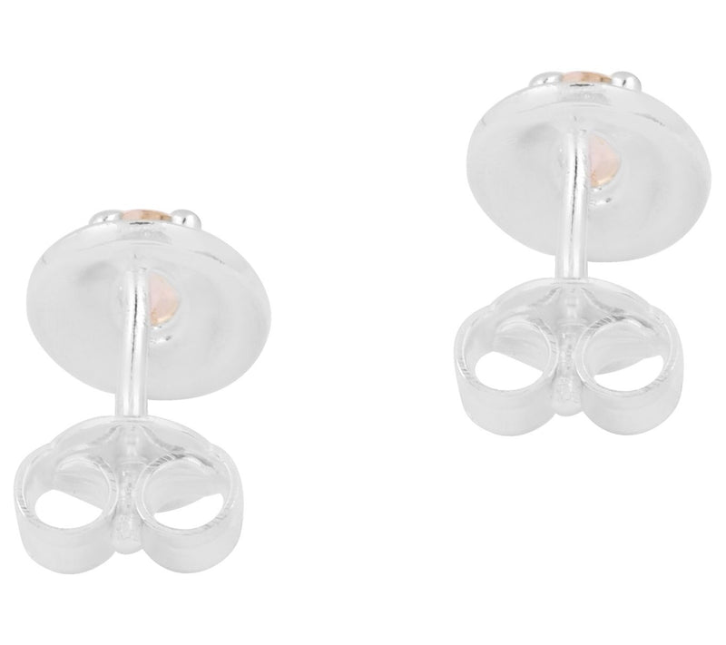 Affinity Gems Sterling Champagne Coated QuartzEarrings — View 5