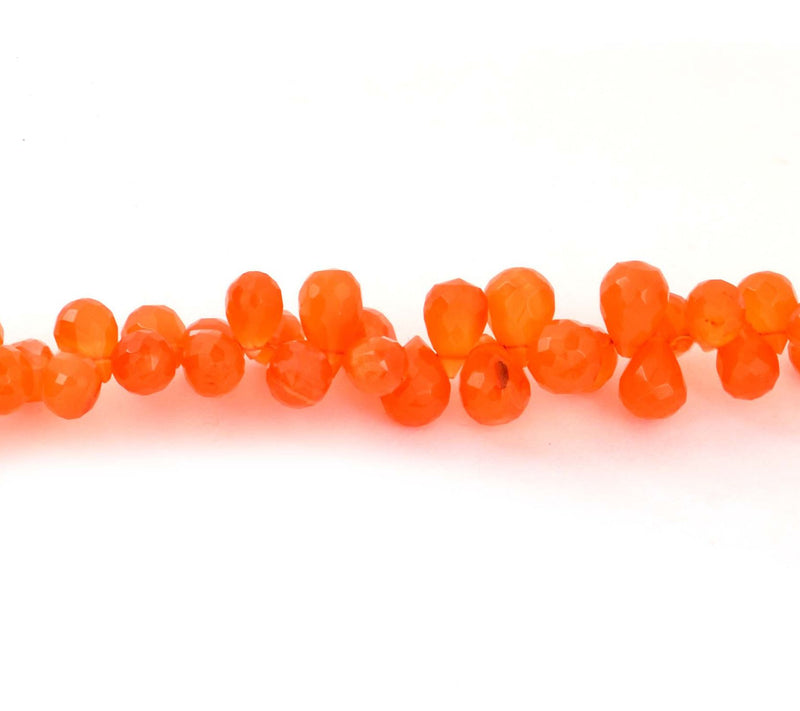 Affinity Gems Sterling Silver Carnelian Beadedracelet — View 7