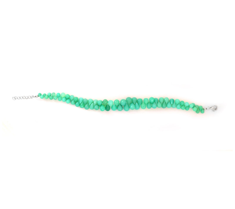 Affinity Gems Chrysophrase C. Chalcedony Gemstone Bracelet — Main view