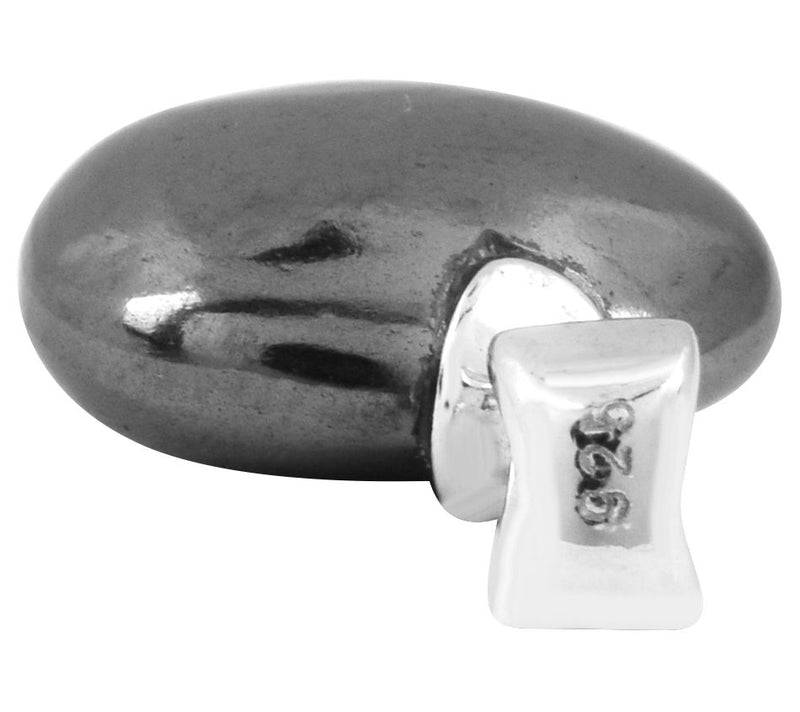 Affinity Gems Sterling Silver Hematite Gemstone Pendant — View 6