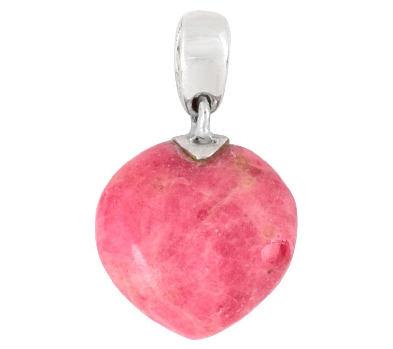 Affinity Gems Sterling Silver Rhodonite Gemstone Pendant — View 4