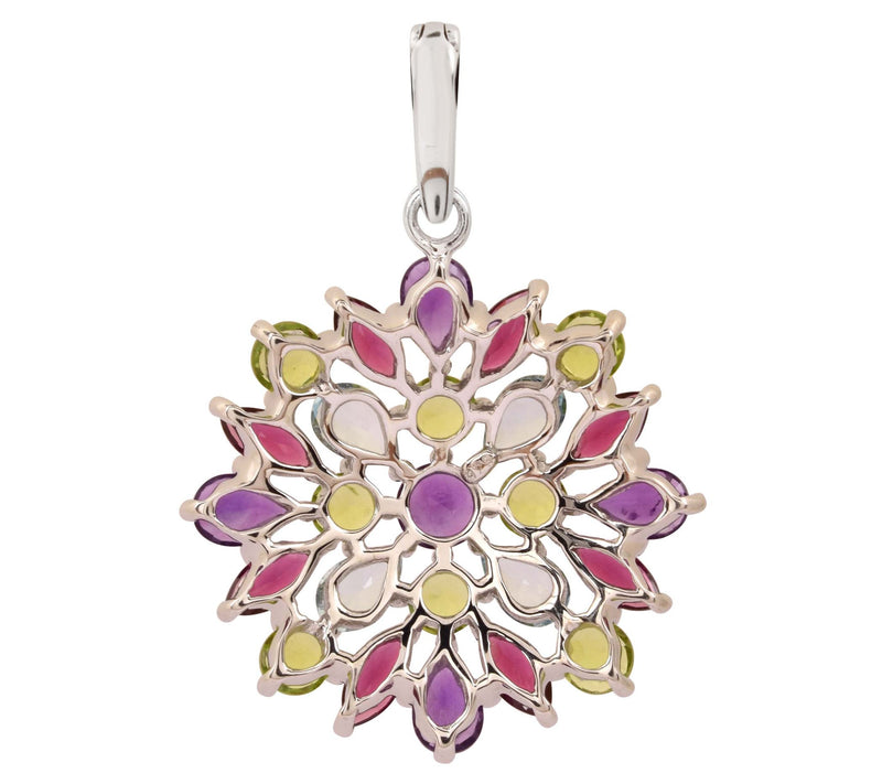 Affinity Gems Multi Gemstone Pendant — View 5