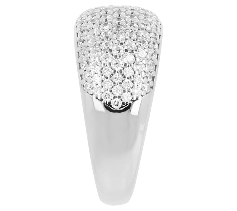 Louis Dell'Olio 1.70 cttw Pave Band Ring, Sterlng — View 7