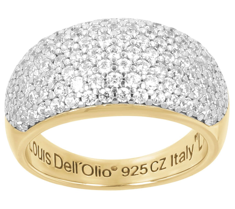 Louis Dell'Olio 1.70 cttw Pave Band Ring, Sterlng — View 4
