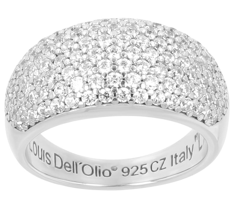 Louis Dell'Olio 1.70 cttw Pave Band Ring, Sterlng — View 5