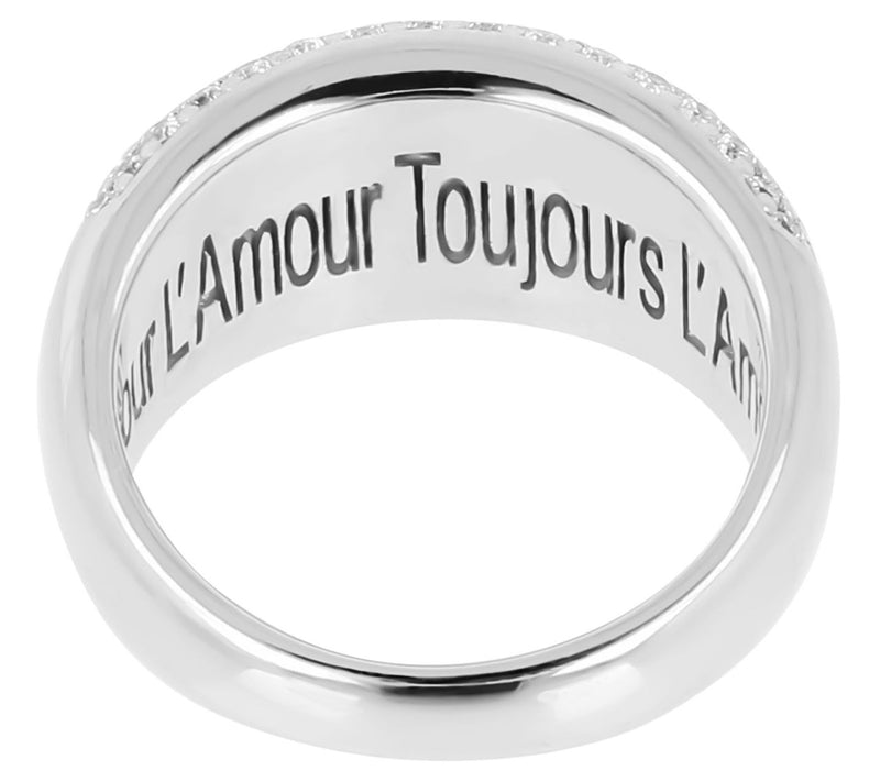 Louis Dell'Olio 1.70 cttw Pave Band Ring, Sterlng — View 8