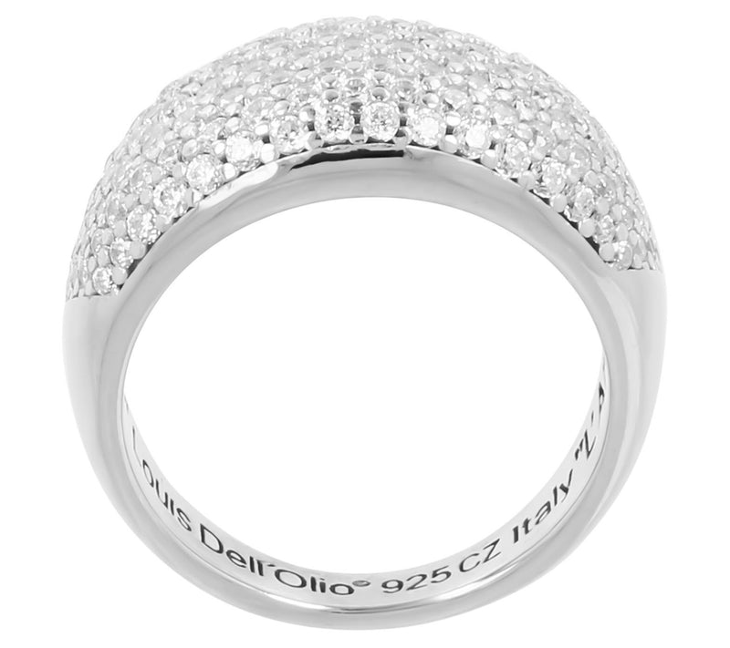 Louis Dell'Olio 1.70 cttw Pave Band Ring, Sterlng — View 6