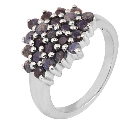 Affinity Gems Sterling Silver Korundum SapphireRing — Main view