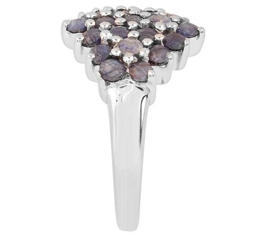 Affinity Gems Sterling Silver Korundum SapphireRing — View 5