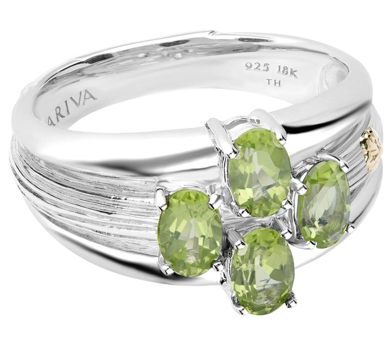 Ariva Sterling Silver Gemstone Ring — Main view