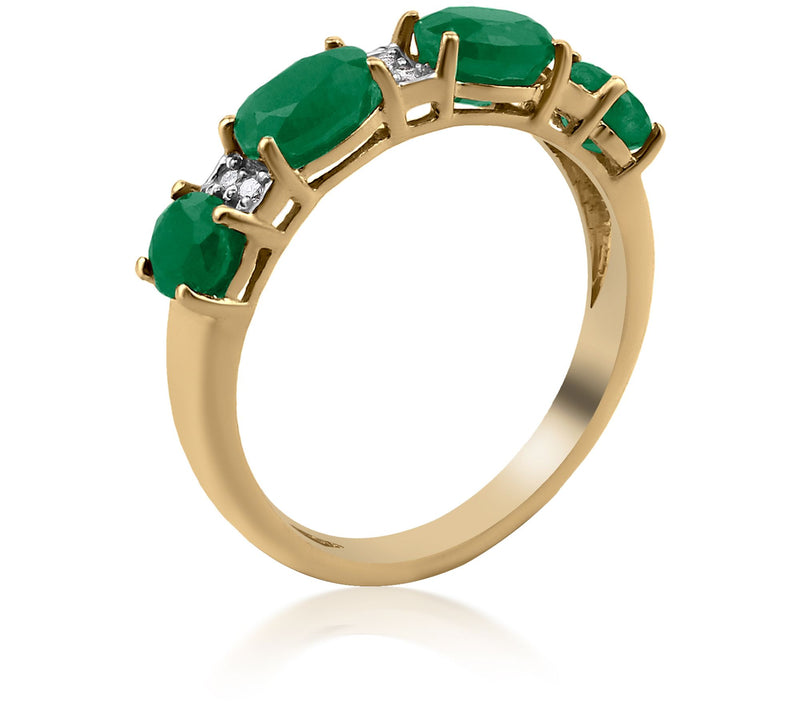 Affinity Gems Precious Gemstone & Diamond Ring, 14K Gold — View 5