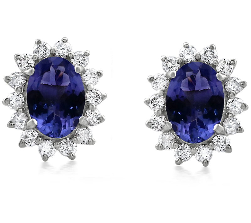 Affinity Gems Exotic Gemstone & Diamond Earri ngs, 14K Gold — View 5